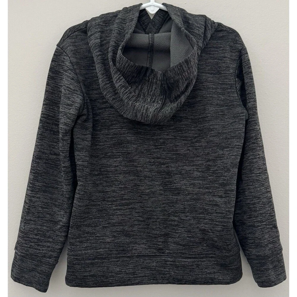 Nike Boys 4/5 Black/Gray Pullover Kangaroo Pocket Logo Hoodie